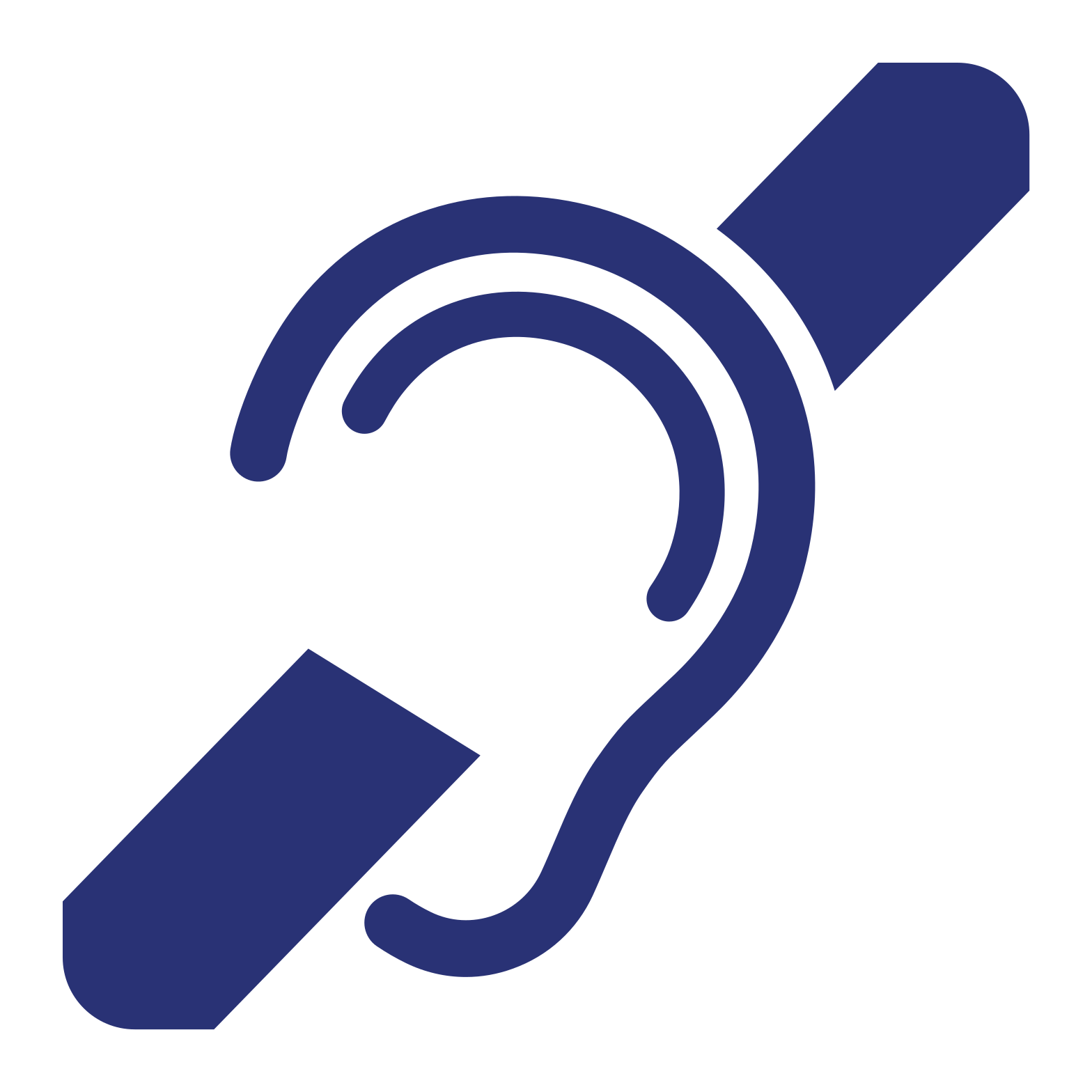 Sticker style Icône Surdite - TenStickers