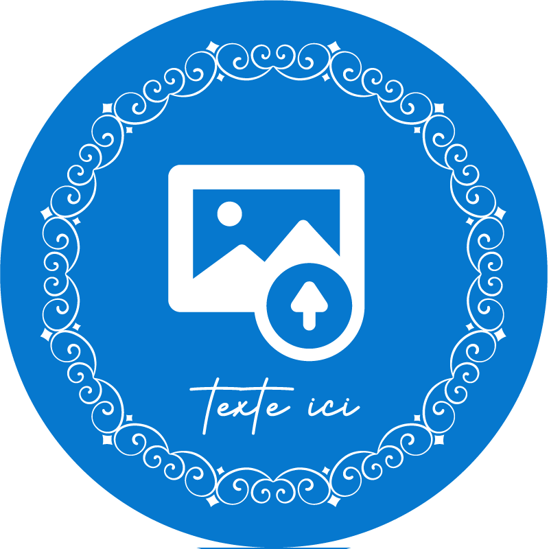 Sticker photo pour Baptême personnalisé - TenStickers
