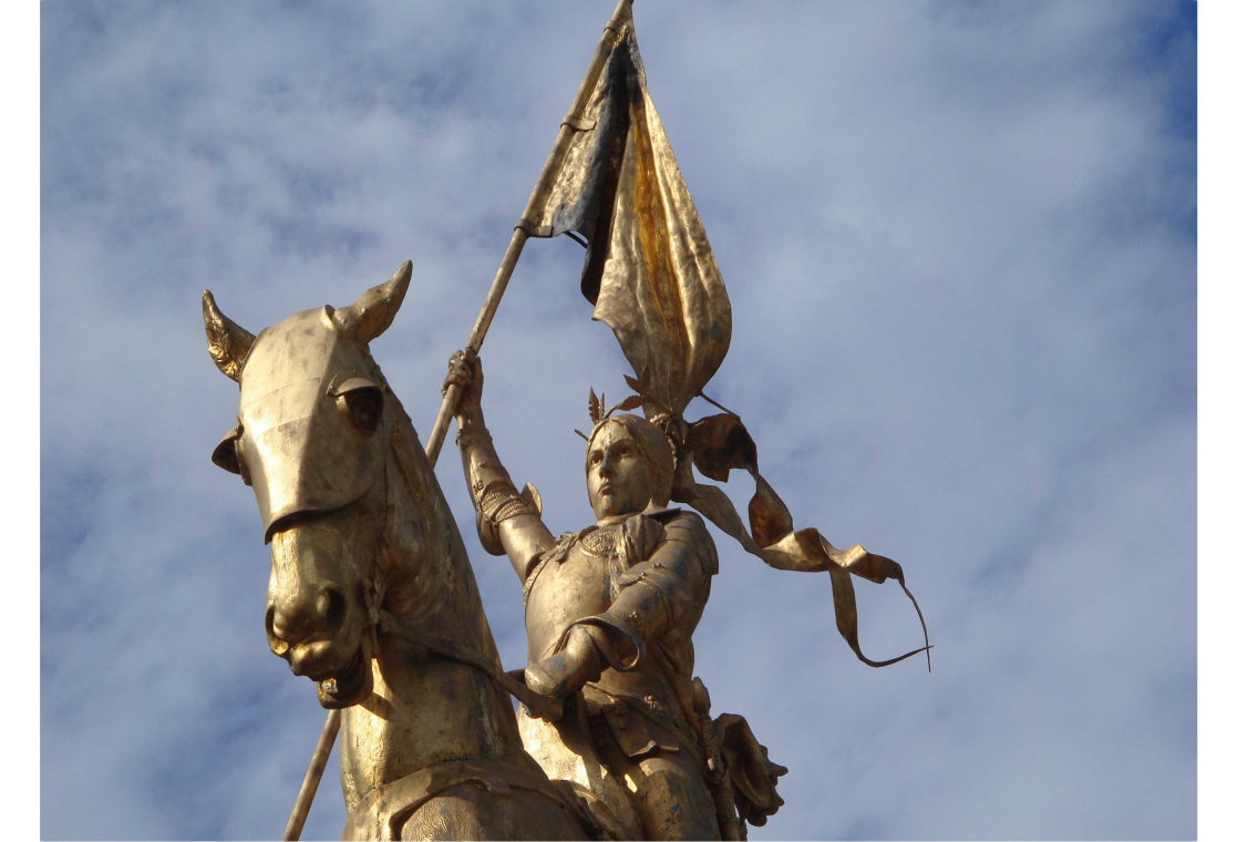 Sticker  statue de Jeanne d'Arc - TenStickers