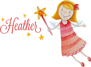 Vinilo personalizable niñas hada color - TenVinilo