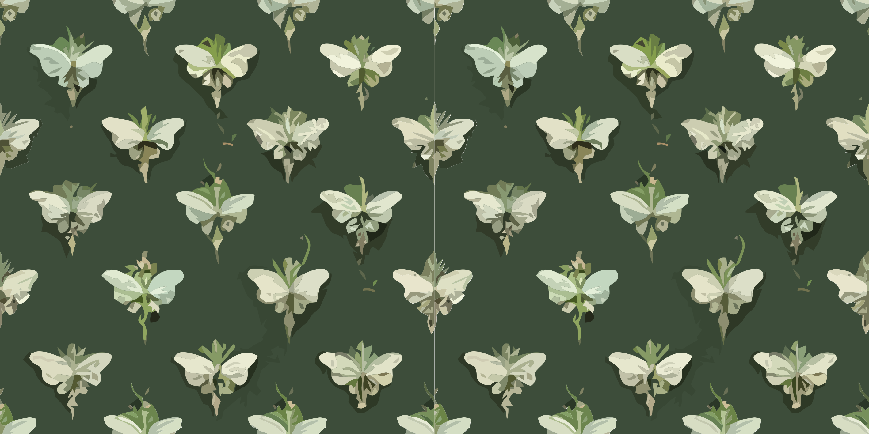 Abstract fireflies pattern bug furniture decal - TenStickers