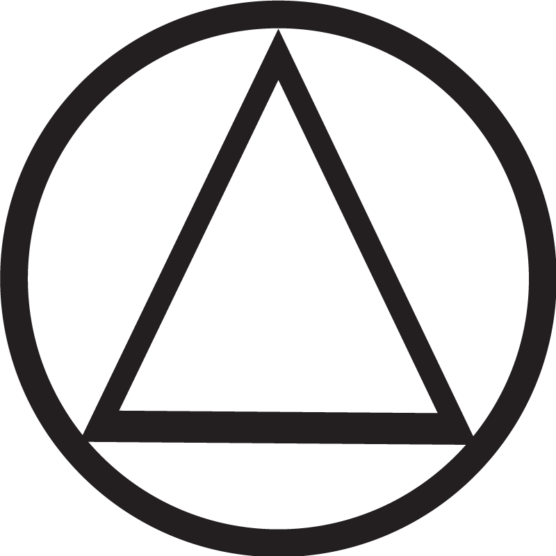 Recovery AA symbol car sticker - TenStickers