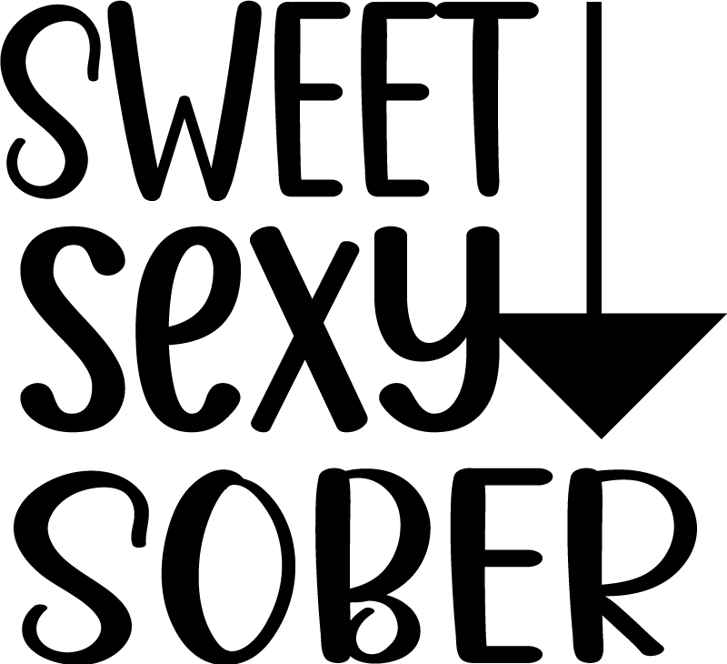 Sweet sexy sober car sticker - TenStickers