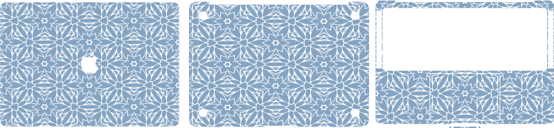 Pegatina para portátiles Mandalas - TenVinilo