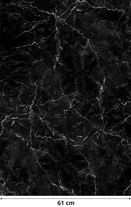 Papier adhésif - Marbre Noir - TenStickers