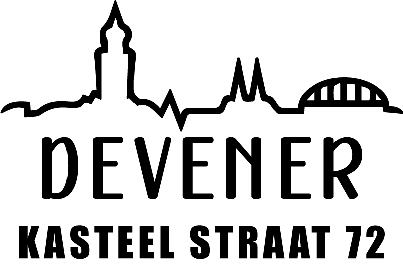 Kliko sticker stadnaam met skyline - TenStickers