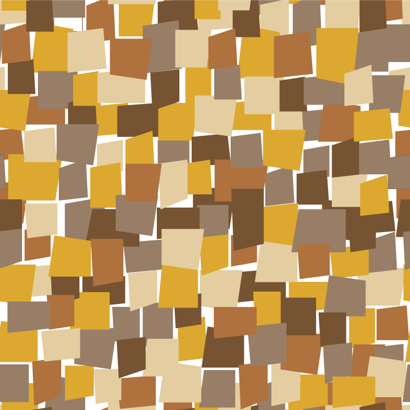 Sticker fenêtre formes carrées rétro - TenStickers