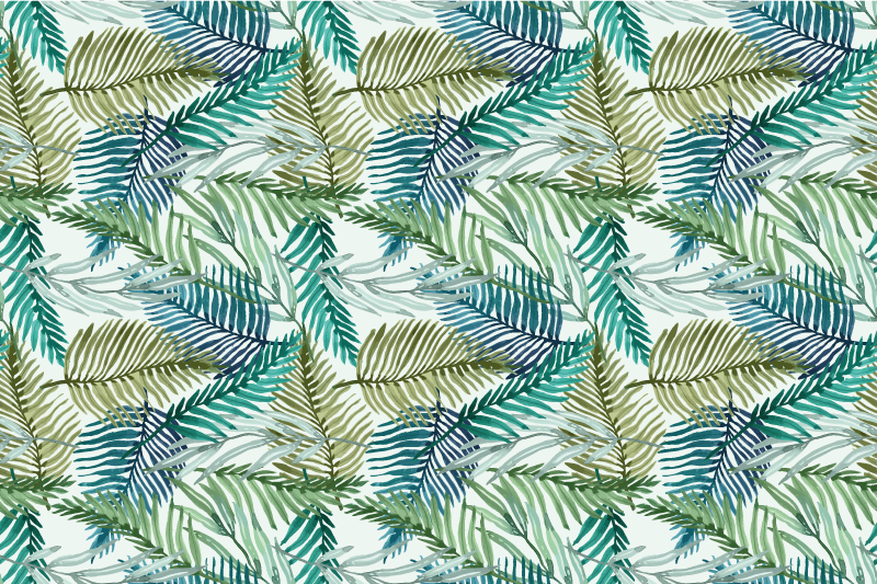 Sticker fenêtre feuilles de palmier chic - TenStickers