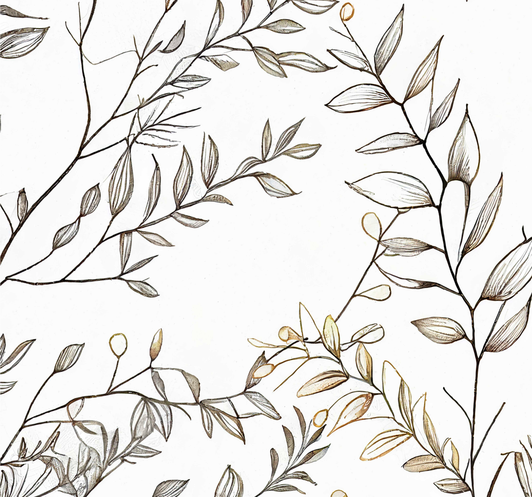 Vinyl Branches fridge sticker - TenStickers