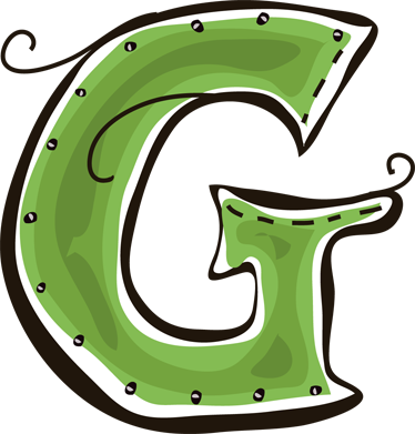 green letter g