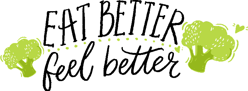 Eat better feel better fridge quote sticker - TenStickers