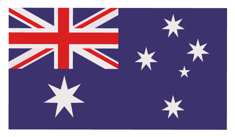 Australian flag car decal - TenStickers