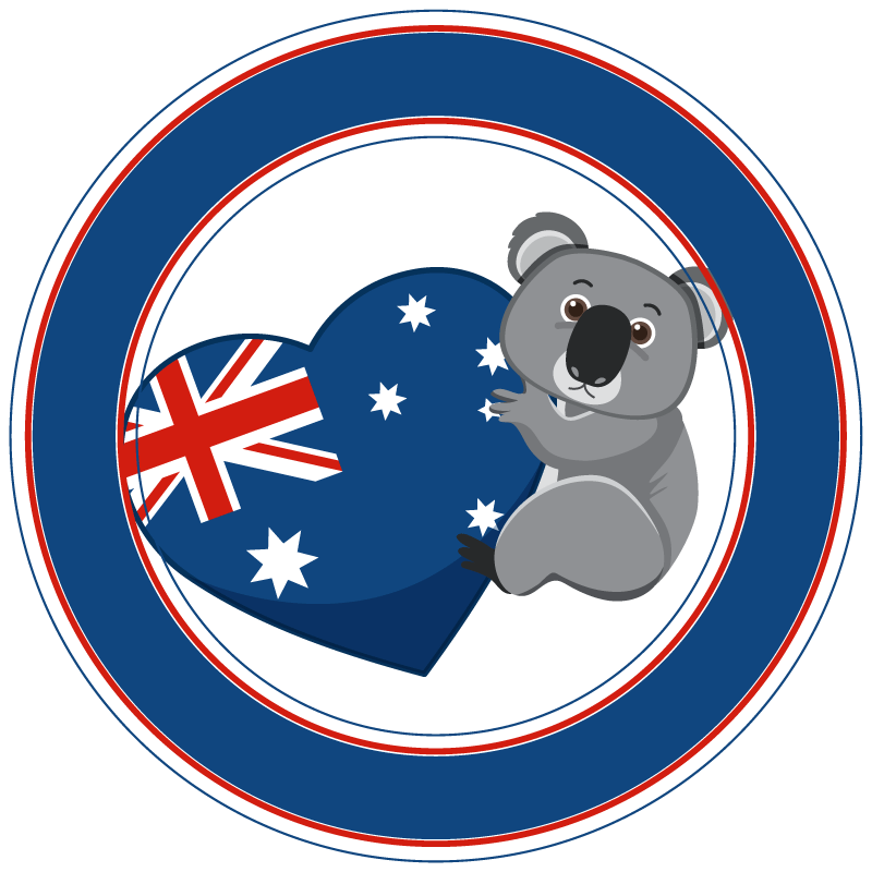 Proud Aussie country car Sticker - TenStickers