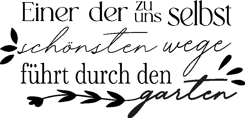 Wandtattoo Zitat Frühling - TenStickers