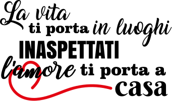 Adesivo da parete con scritta romantica - TenStickers