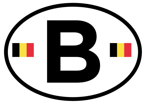 Autocollant voiture Belgique - TenStickers