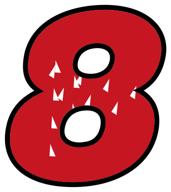 Vinilo para moto Número bandera Madrid - TenVinilo