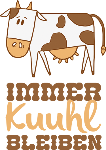 Wandtattoo Immer Kuuhl bleiben - TenStickers