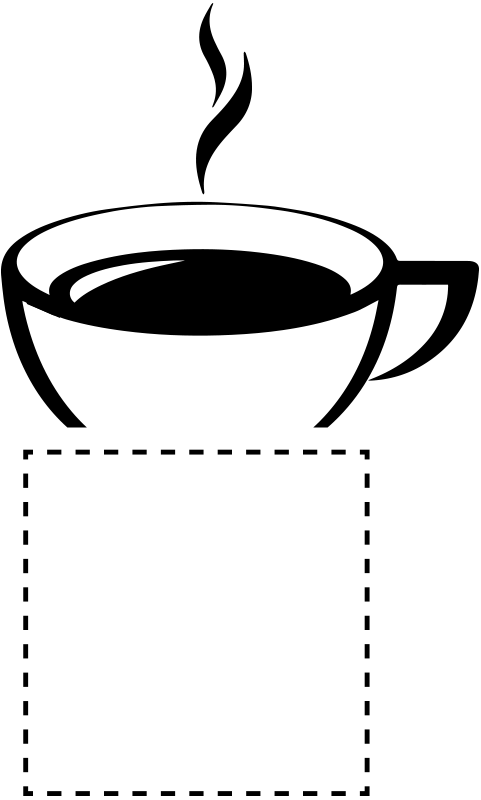 Sticker pour interrupteur tasse de café - TenStickers