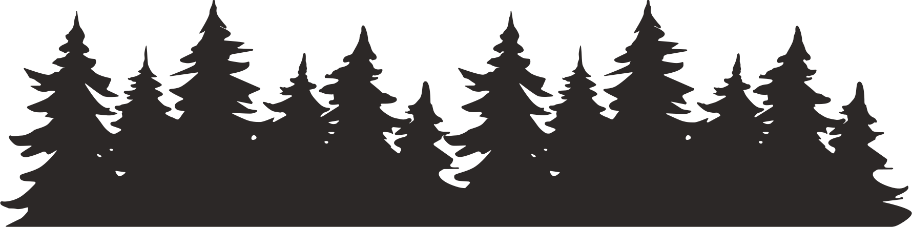 Les arbres de la forêtForest Trees tree wall decal - TenStickers