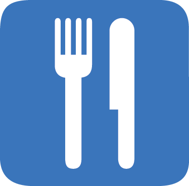 "Blue Restaurant""Mėlyna Restoranas" sienų lipdukai su ženklais - „Tenstickers“