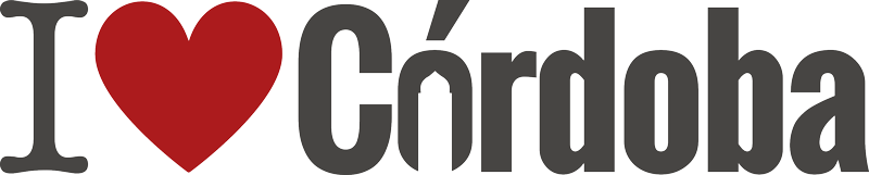 Pegatina para coche me encanta Córdoba. - TenVinilo