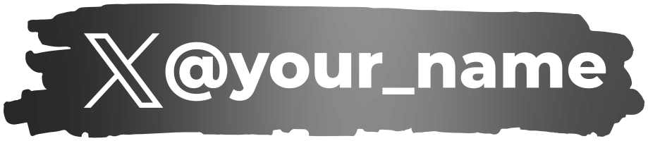 Vinilo para escaparate X Twitter personalizado - TenVinilo