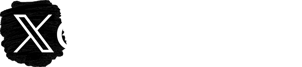 personalised X Twitter symbol shop window sticker - TenStickers