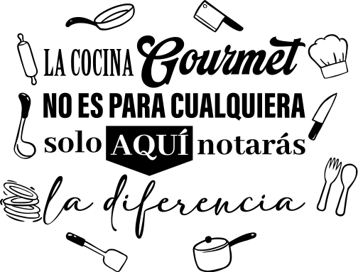 Vinilo pared "La cocina es el corazón de la casa.""La cocina es e - TenVinilo