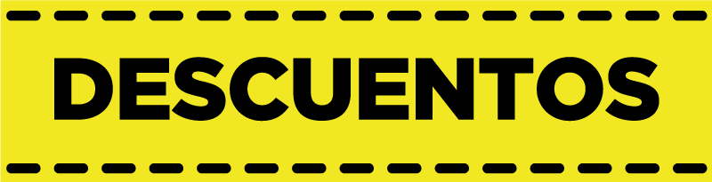 Vinilo rebajas descuentos de frontera amarillaLos descuentos de f - TenVinilo