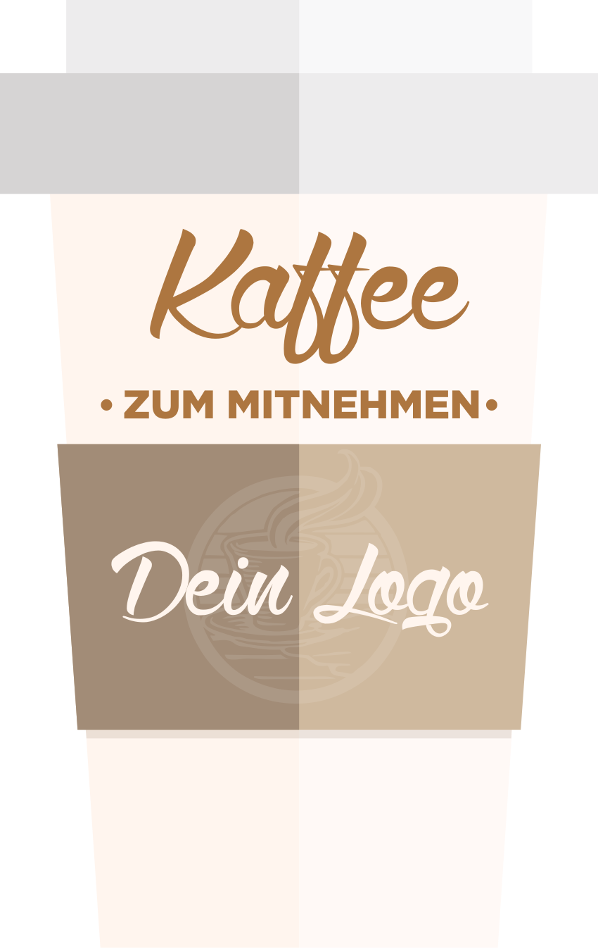 Schaufenster Aufkleber kaffeebecher-Zeichen - TenStickers