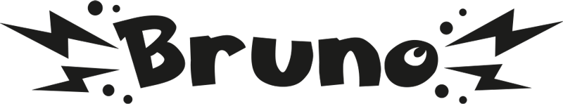 electrical type name cartoon sticker - TenStickers