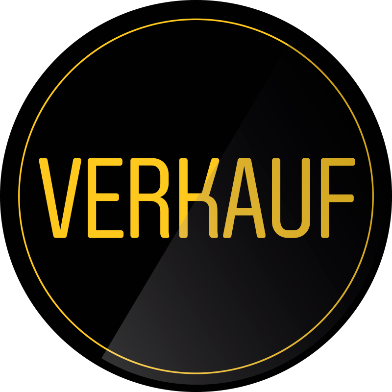 Rabatt Aufkleber werbung für kreisförmige formen - TenStickers