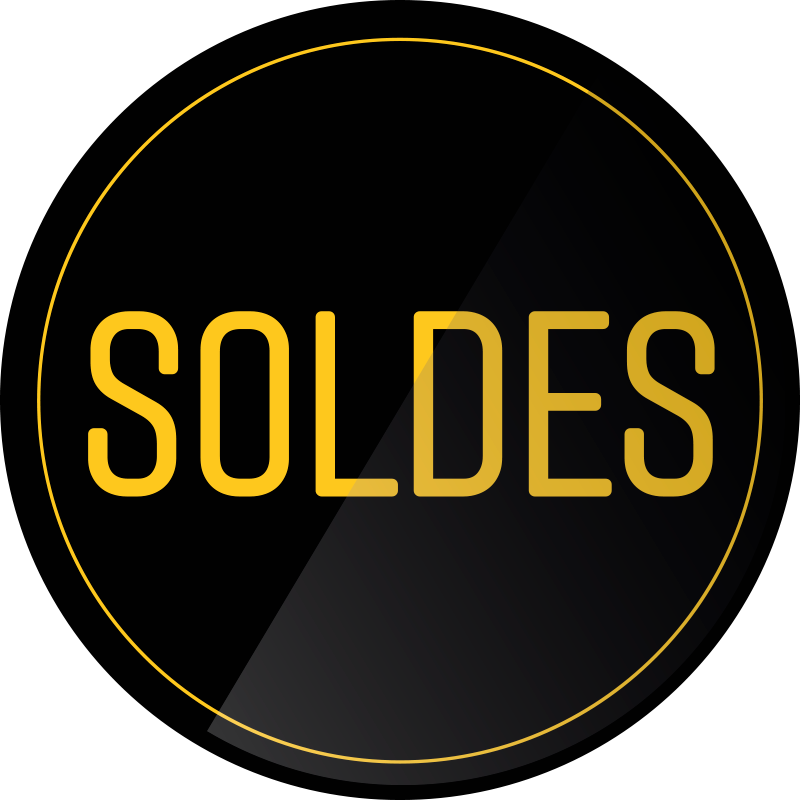 Sticker soldes vitrine circulaire - TenStickers