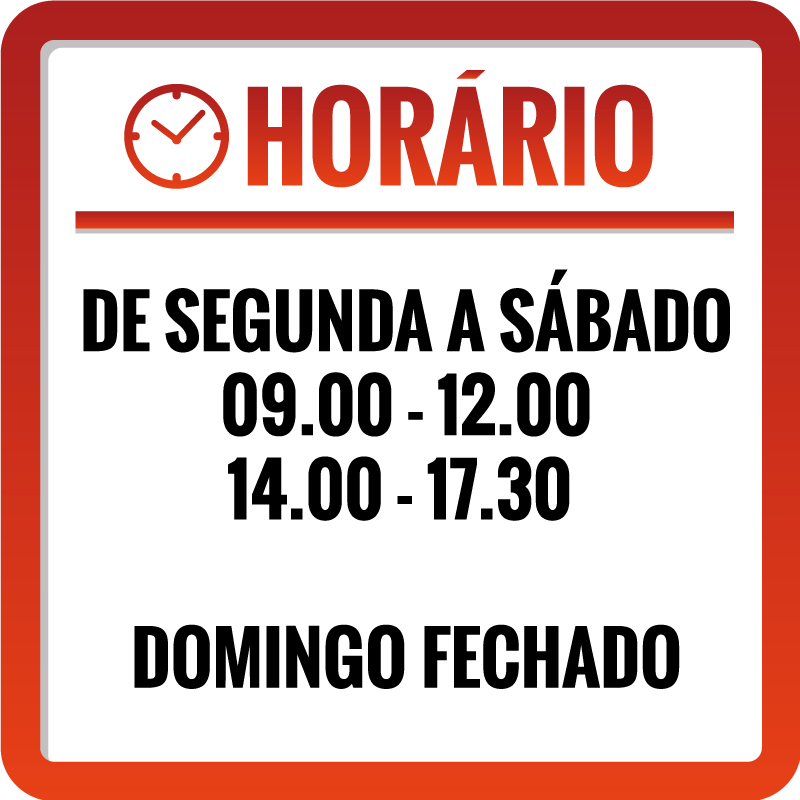 Autocolante decorativo para montras horário comercial - TenStickers