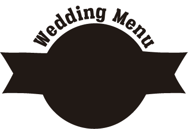 Wedding menu wedding sticker - TenStickers