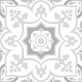 贴纸 浴室墙贴 摩洛哥瓷砖灰色调 - TenStickers