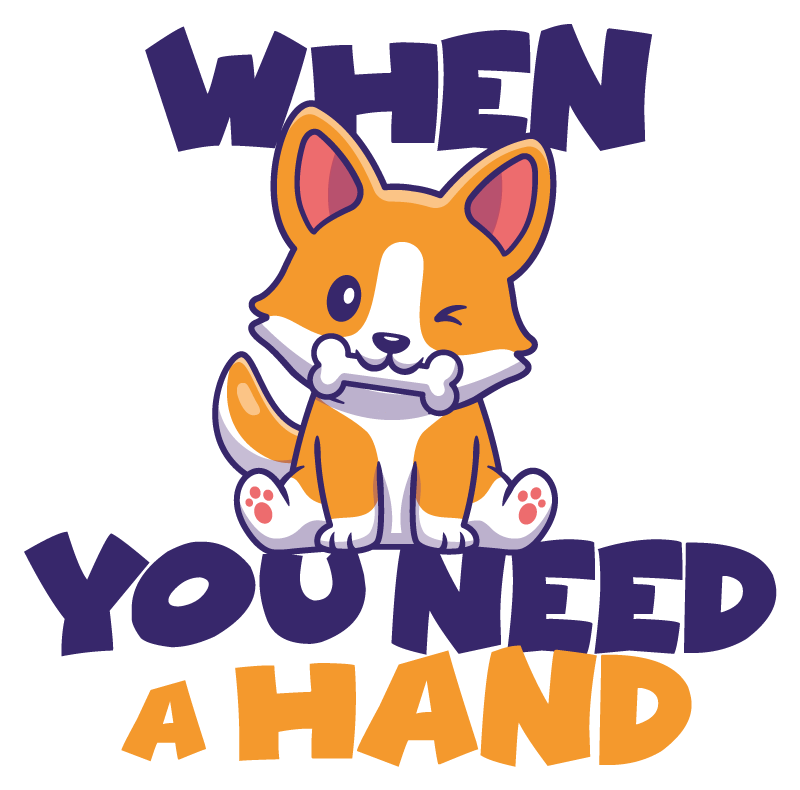 hand you a need Laptop decal - TenStickers