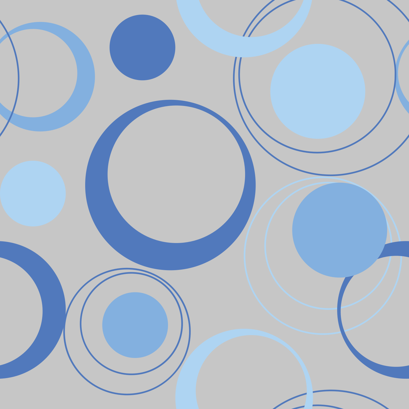 nálepky do sprchy minimálne modré bubliny - Tenstickers