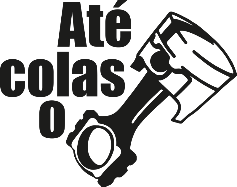 Autocolante para carros até colas o pistão - TenStickers