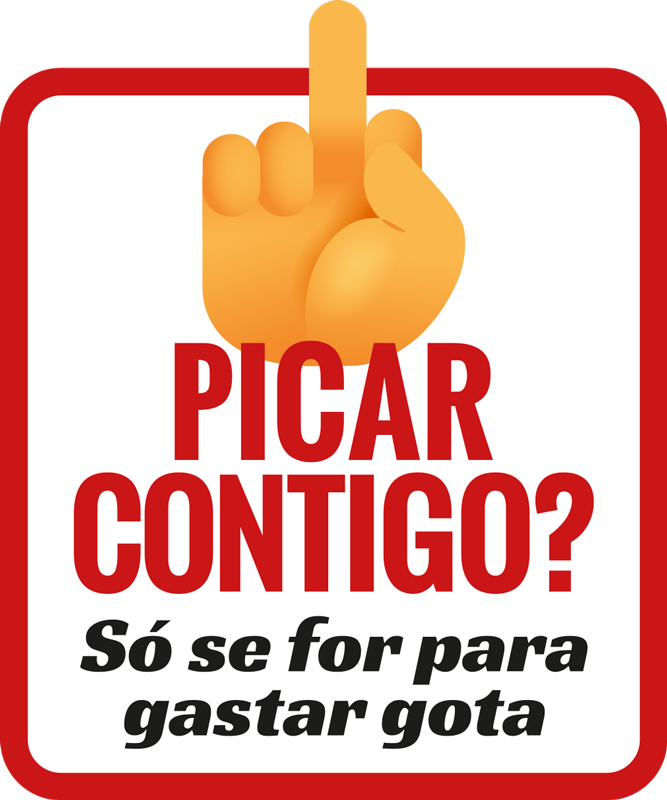 Autocolante para carro frase picar contigo - TenStickers