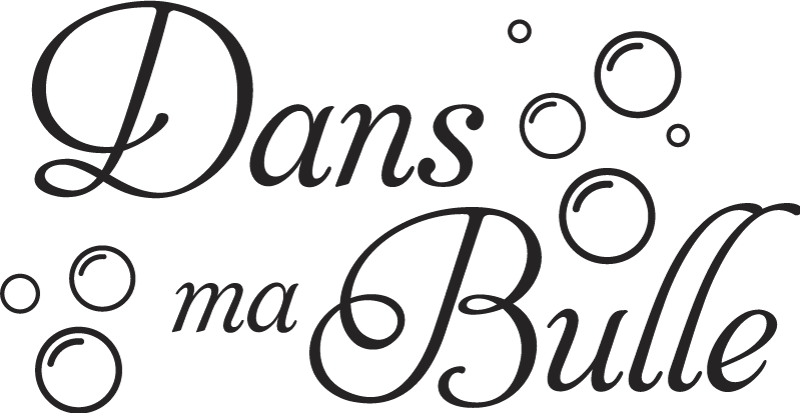 Sticker salle de bain dans ma bulle - TenStickers