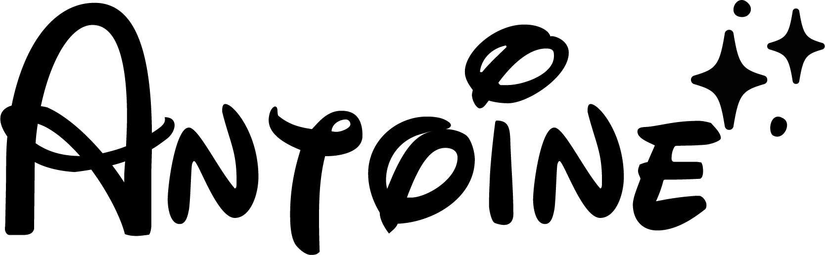 name with stars wall stickers children's room - TenStickers