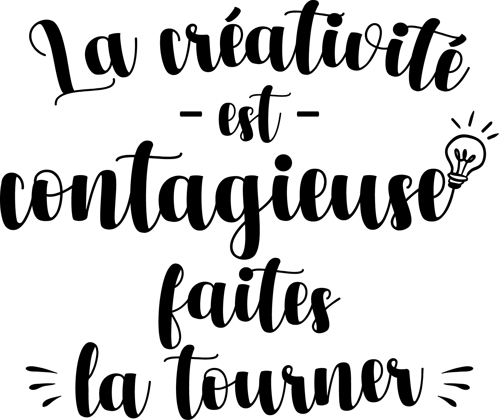 Sticker motivation créativité d'albert einstein - TenStickers