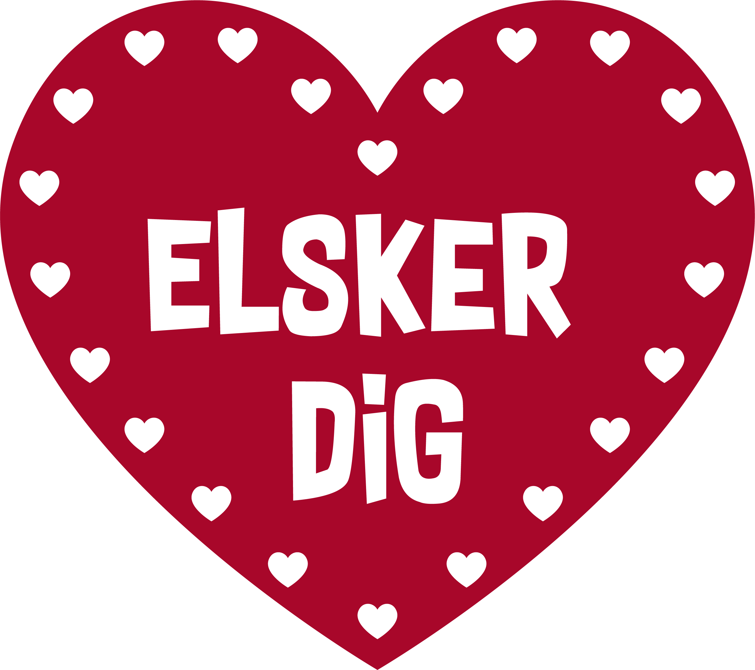 Jeg elsker dig soveværelse wallsticker - TenStickers