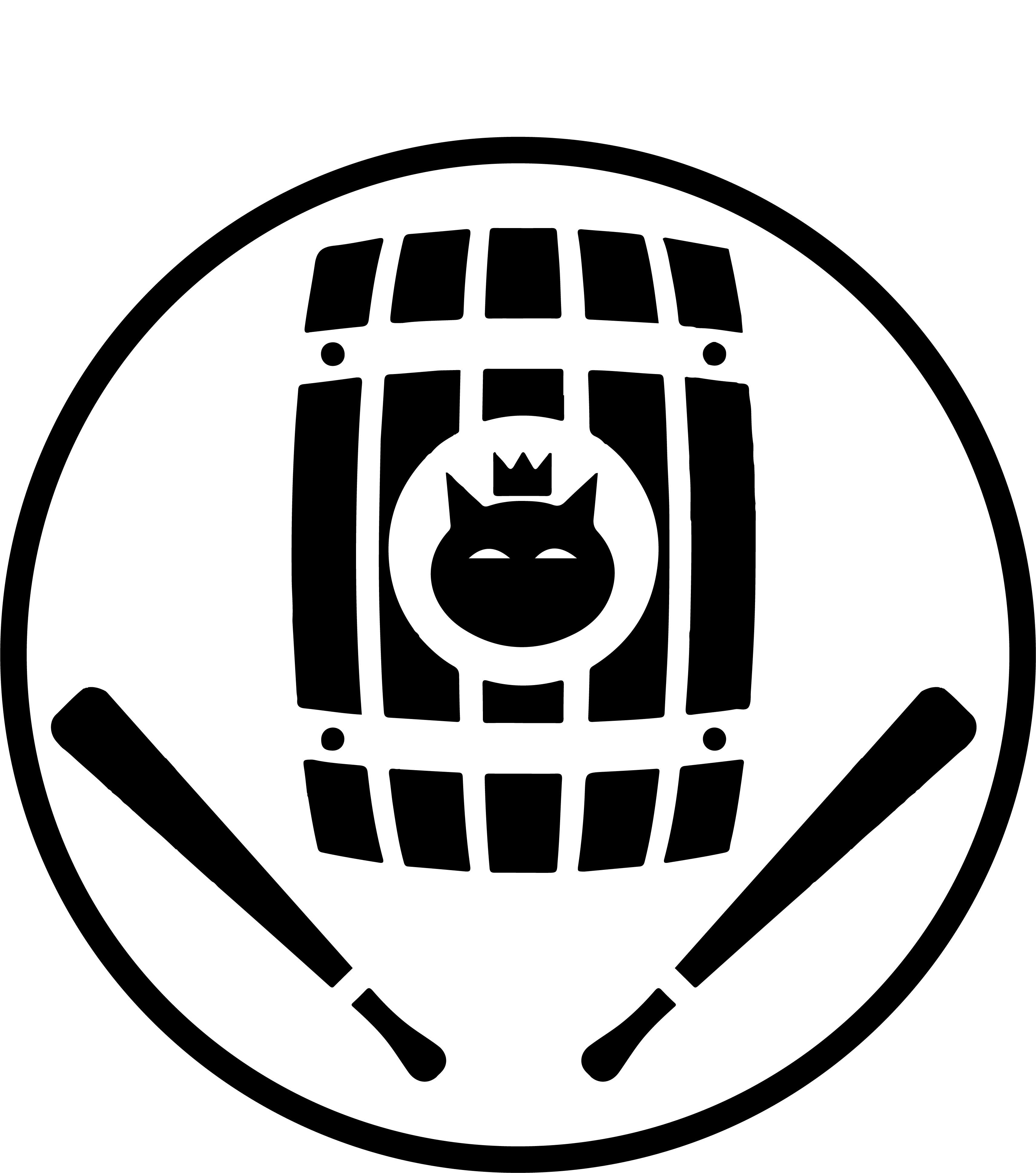 Kat i en tønde klistermærker til computer - TenStickers