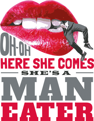 Maneater Wall Sticker - TenStickers