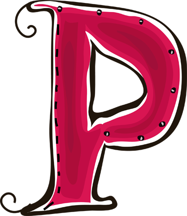 Letter P Sticker