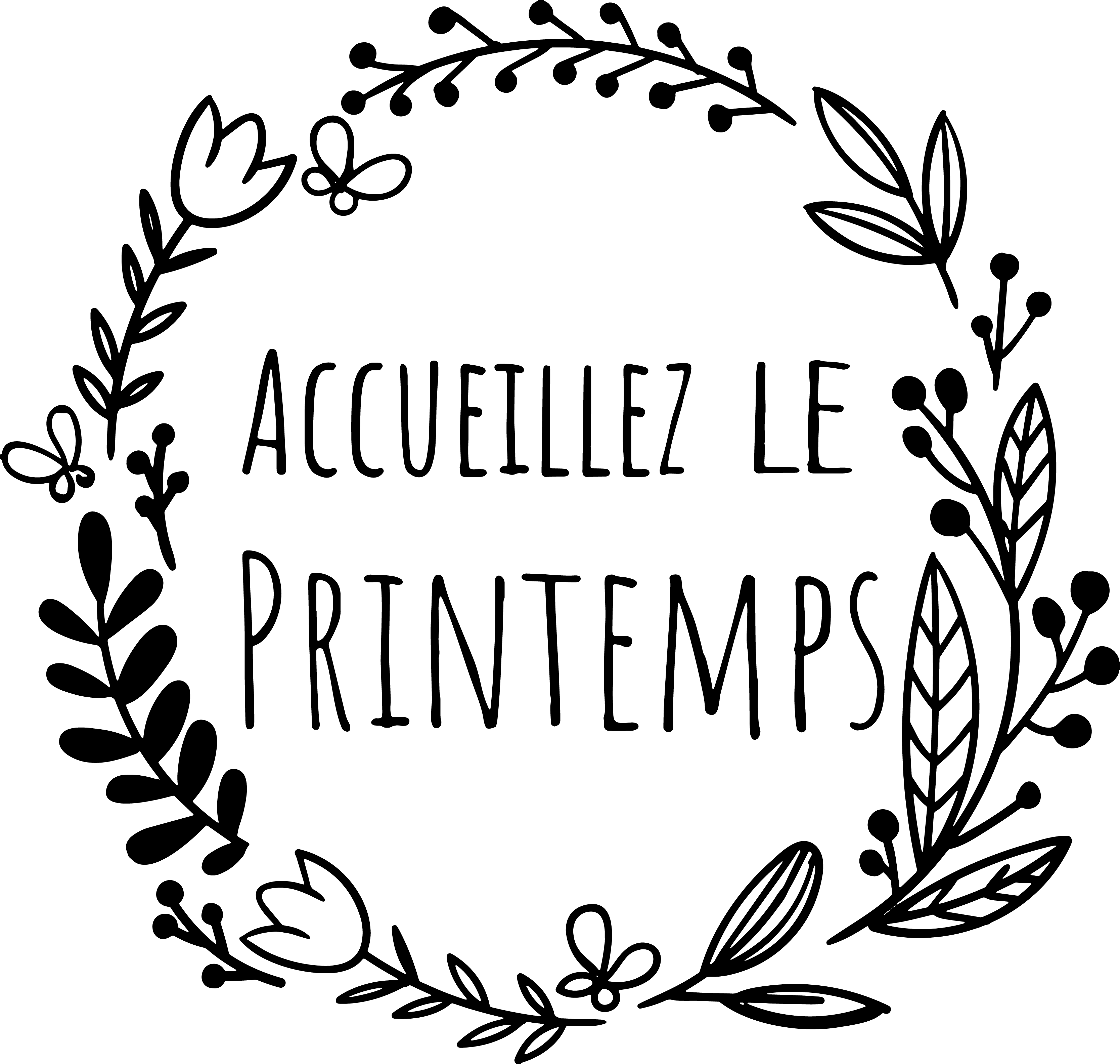 Sticker fenêtre nouvelle saison de printemps - TenStickers