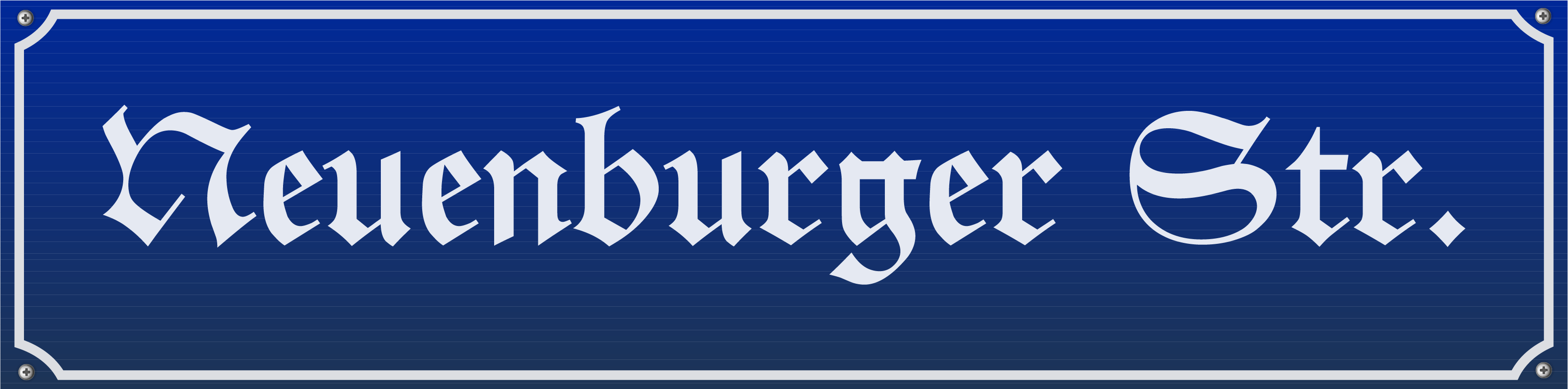 Personalisierter Aufkleber straßenschild berlin - TenStickers